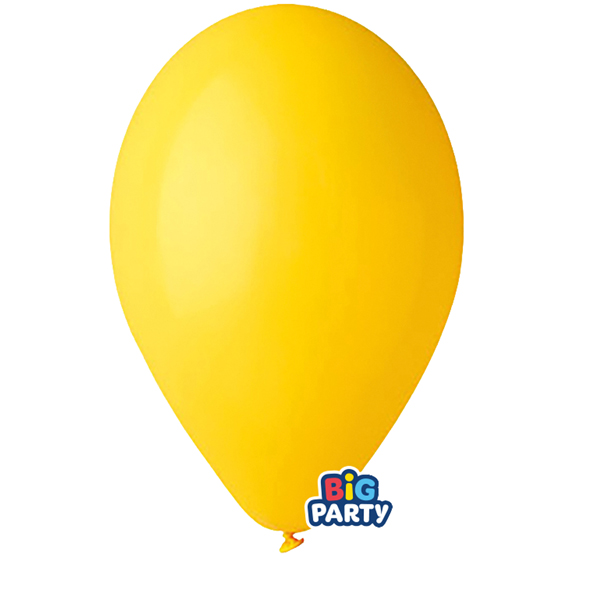 MD_104189 Palloncino - diametro 26 cm - lattice - giallo - conf. 16 pezzi - immagine 1