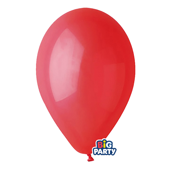 MD_104193 Palloncino - diametro 26 cm - lattice - rosso - conf. 16 pezzi - immagine 1