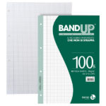 Ricambi BandUP forati rinforzati - A4 - 4mm c/margine - 100gr - BM - conf. 40 pezzi
