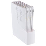 Portariviste Green2desk - in PS riciclato - 30 x 25,8 cm - dorso 9 cm - bianco - Fellowes