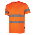 T-shirt alta visibilità Mizar - taglia M - arancio fluo - U-Power - conf. 3 pezzi