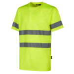 T-shirt alta visibilità Mizar - taglia L - giallo fluo - U-Power - conf. 3 pezzi