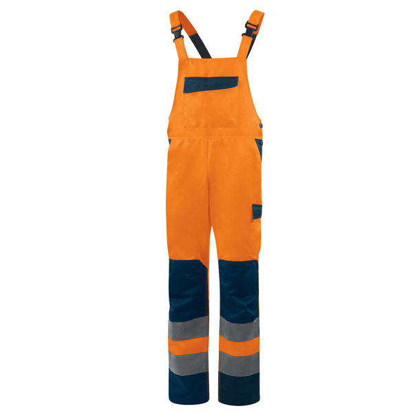 MD_104601 Salopette alta visibilità M1SA2HV - taglia M - arancio fluo - Deltaplus - immagine 1