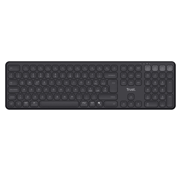 MD_104668 Tastiera - wireless - Nero - Trust - immagine 1