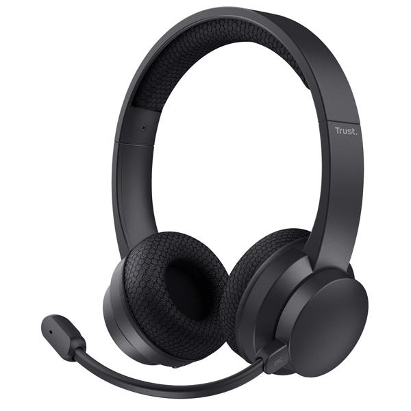 MD_104679 Cuffie - wireless ECO - Nero - Trust - immagine 1