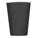 Bicchieri biodegradabili Ecocolor - 250cc - nero - Big Party - conf. 25 pezzi