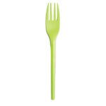 Forchette in CPLA - 16 cm - verde mela - Big Party - conf. 20 pezzi