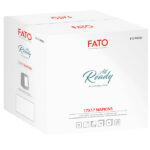 Tovagliolino bar - 17 x 17 cm - carta - bianco - Fato - conf. 250 pezzi