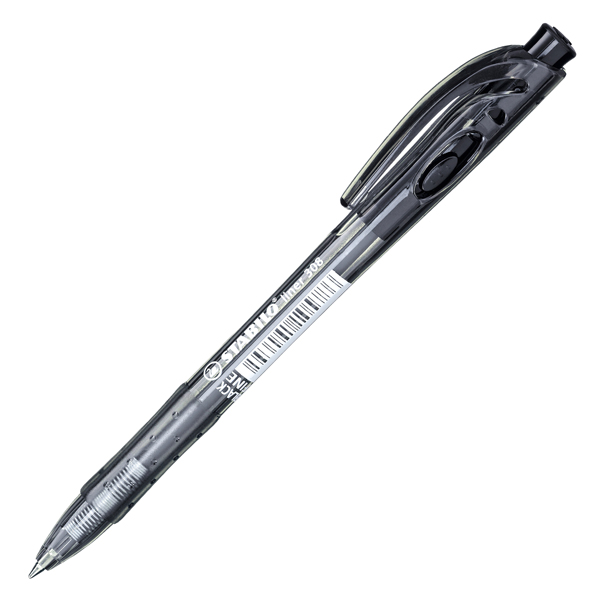 MD_104856 Penna a sfera a scatto Liner 308 - punta 0,7 mm - nero - Stabilo - immagine 1