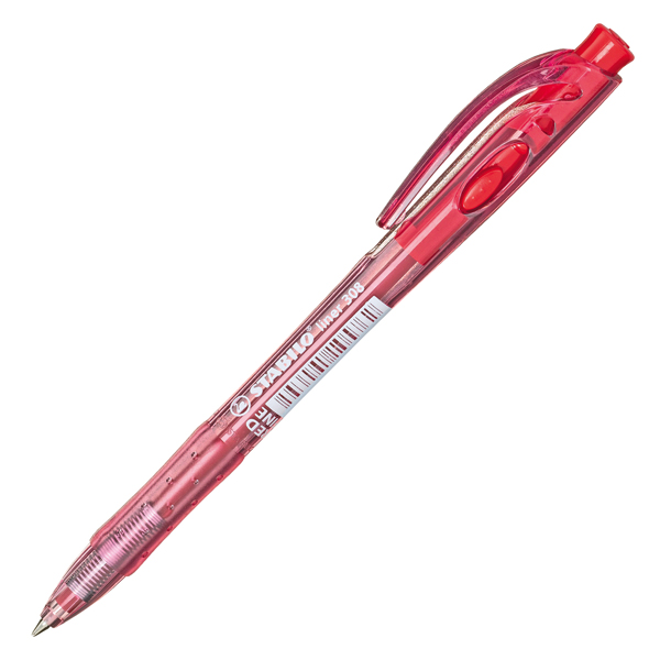 MD_104857 Penna a sfera a scatto Liner 308 - punta 0,7 mm - rosso - Stabilo - immagine 1