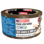 Nastro adesivo - 5 cm x 66 m - PP - silenzioso - avana - Geko