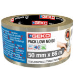 Nastro adesivo - 5 cm x 66 m - PP - silenzioso - trasparente - Geko