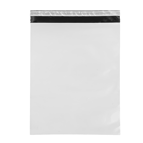 MD_104925 Sacchetto - per corrieri - 40 x 50 x 5 cm - PE - bianco - conf. 100 pezzi - immagine 1