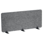Pannello divisorio da scrivania EFFECT - feltro - pieghevole - 1,2 m - Durable