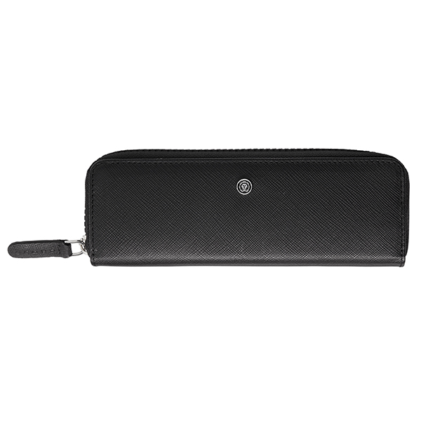 MD_104962 Portapenne c/zip - pelle Saffiano - nero - Cross - immagine 1