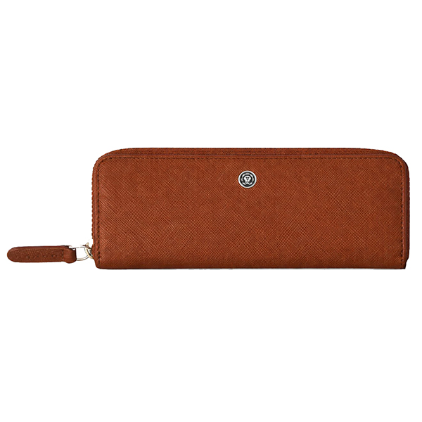 MD_104963 Portapenne c/zip - pelle Saffiano - marrone - Cross - immagine 1