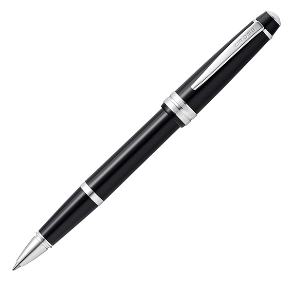 MD_104971 Penna roller Bailey Light - punta F - fusto nero/cromo - Cross - immagine 1