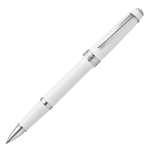 MD_104974 Penna roller Bailey Light - punta F - fusto bianco/cromo - Cross - immagine 1