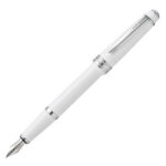 Penna stilografica Bailey Light - punta M - fusto bianco/cromo - Cross