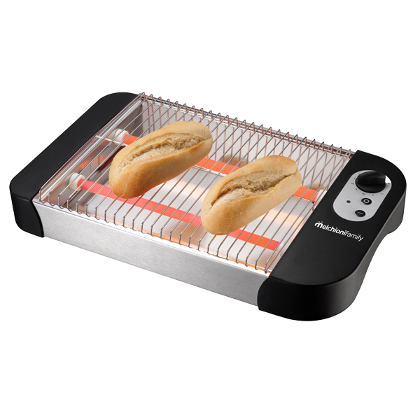MD_105003 Bistecchiera elettrica BURGERONE 34 - con piastre removibili - 44.1 x 18.9 x 38 cm - 1800 W - nero - Melchioni family - immagine 1