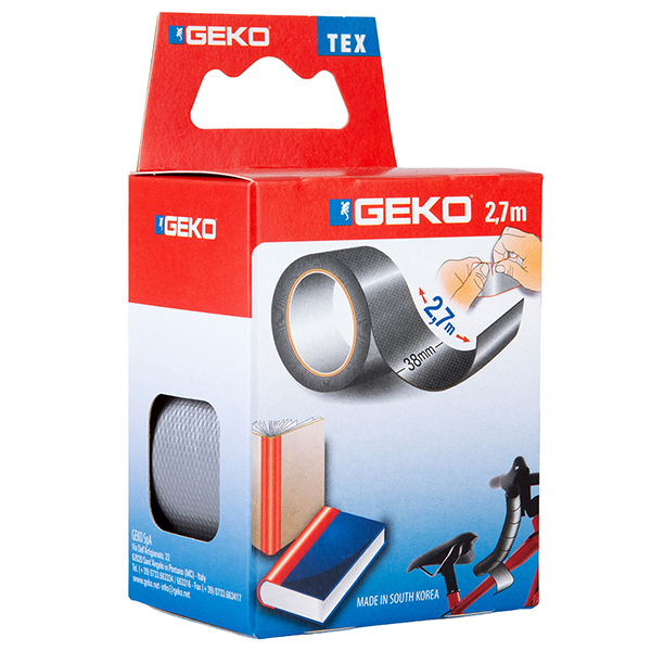 MD_105066 Nastro adesivo telato Tex - 38 mm x 2,7 m - grigio - Geko - immagine 1