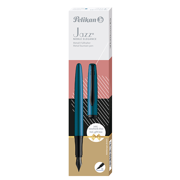 MD_105082 Penna stilografica Jazz Noble Elegance - aquamarin - Pelikan - immagine 1