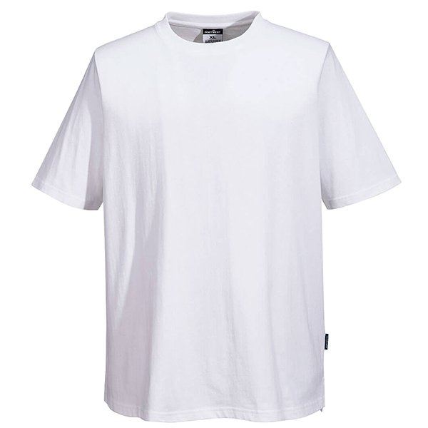 MD_105087 T-shirt chef unisex - maniche corte - taglia L - bianco - Portwest - immagine 1