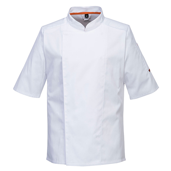 MD_105106 Giacca cuoco MeshAir Pro - maniche corte - taglia M - bianco - Portwest - immagine 1
