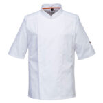 Giacca cuoco MeshAir Pro - maniche corte - taglia L - bianco - Portwest