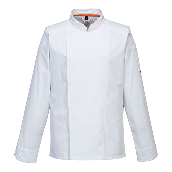 MD_105114 Giacca cuoco MeshAir Pro - maniche lunghe - taglia M - bianco - Portwest - immagine 1
