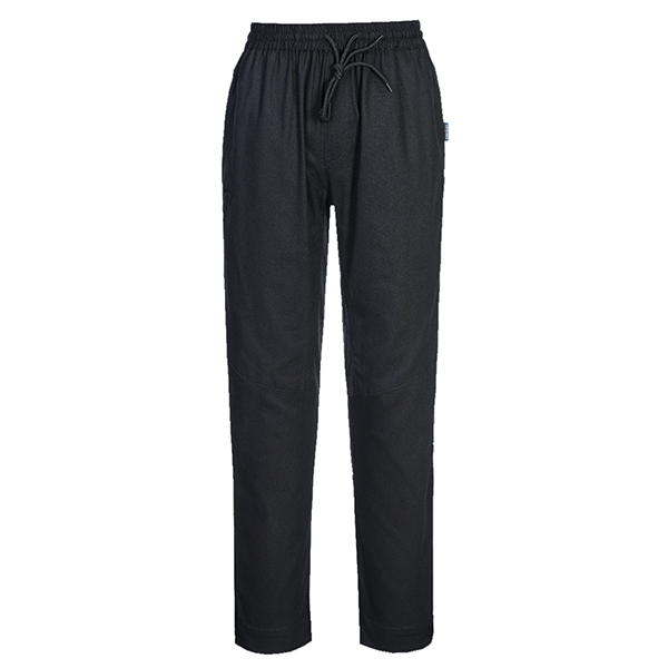 MD_105121 Pantaloni cuoco MeshAir Pro - taglia L - nero - Portwest - immagine 1