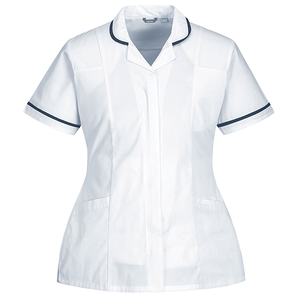 MD_105139 Camice da donna - maniche corte - elasticizzato - taglia S - bianco - Portwest - immagine 1