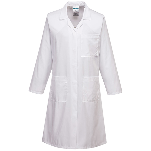 MD_105151 Camice da laboratorio da donna - maniche lunghe - taglia S - bianco - Portwest - immagine 1
