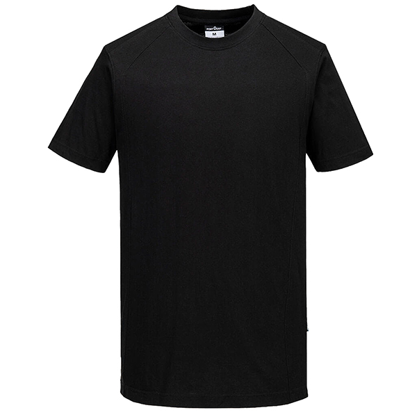 MD_105162 T-shirt Eco - maniche corte - taglia XXL - nero - Portwest - immagine 1
