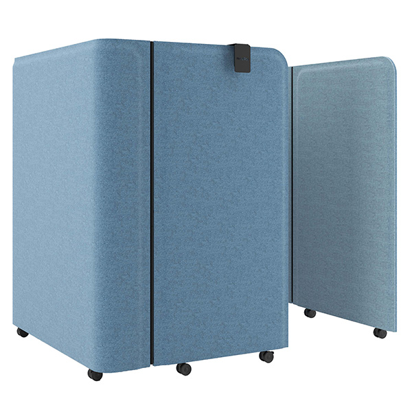 MD_105215 Ufficio compatto con ruote - scrivania ribaltabile - azzurro - Piqueras y Crespo - immagine 1