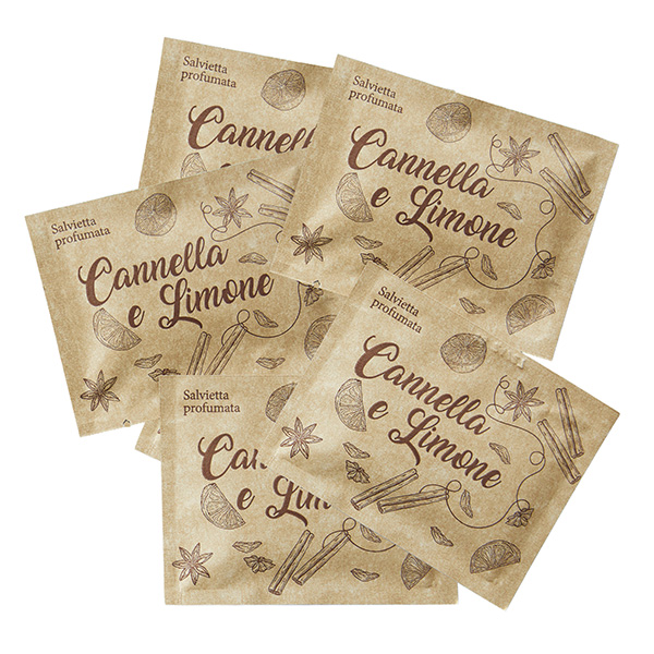 MD_105265 Salviette al limone e cannella - Leone - box 100 pezzi - immagine 1