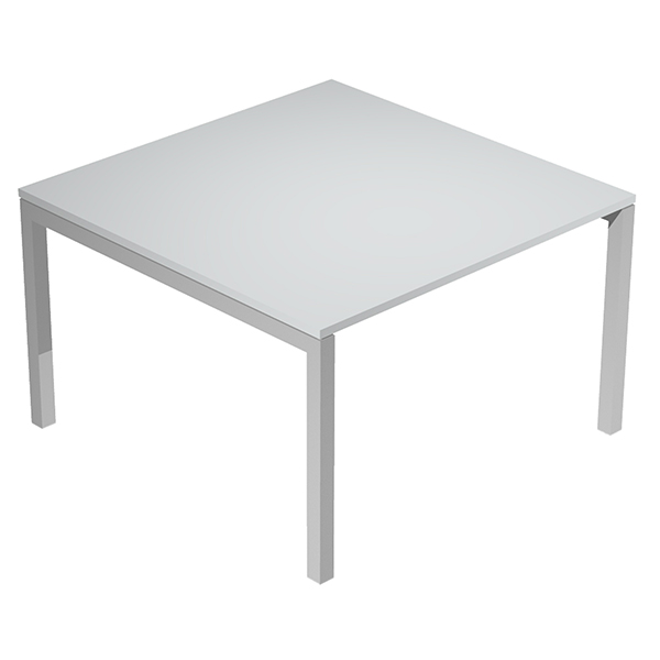 MD_105332 Tavolo riunioni Agorà - 120 x 120 x 74,4 cm - bianco - immagine 1