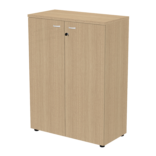 MD_105387 Armadio modulare - a 2 ante medio - 90 x 44 x 123 cm - rovere - immagine 1