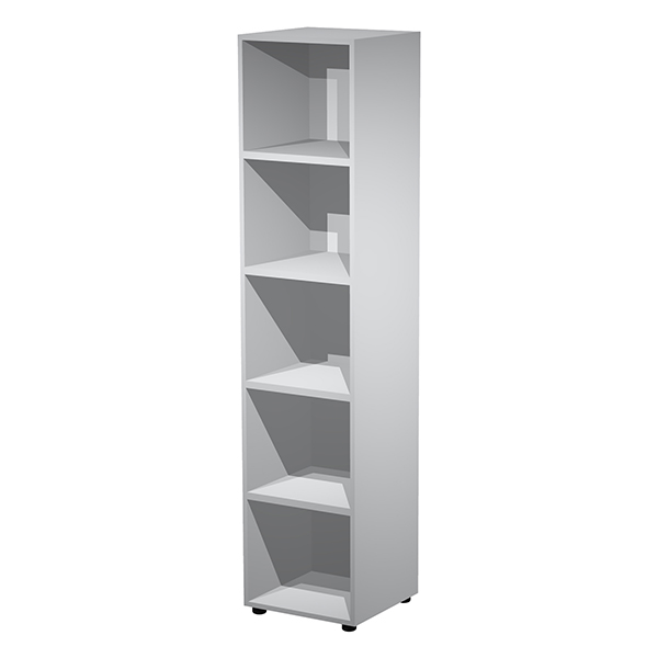 MD_105399 Armadio modulare - a giorno - 45 x 44 x 200 cm - grigio - immagine 1