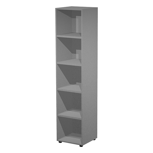 MD_105400 Armadio modulare - a giorno - 45 x 44 x 200 cm - antracite - immagine 1