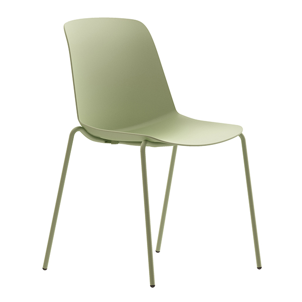 MD_105440 Seduta attesa Luna - 4 gambe - verde - Unisit - immagine 1