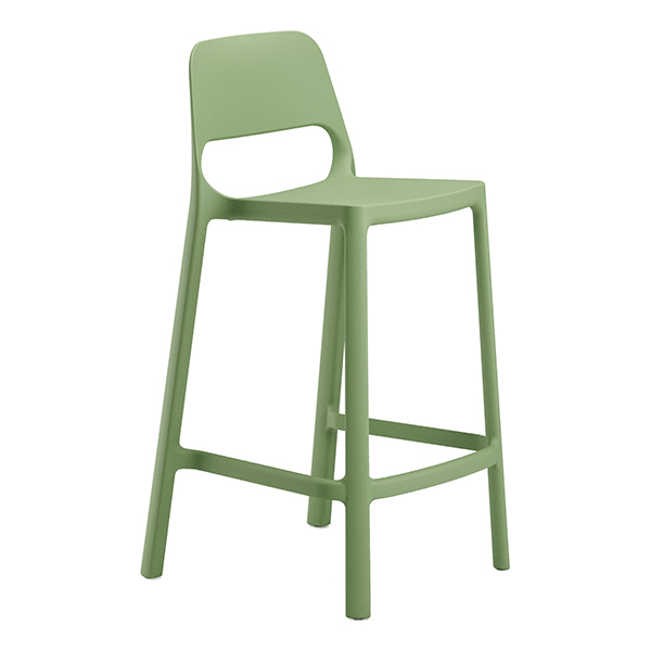 MD_105441 Sgabello alto Nuke - PP - verde - Unisit - immagine 1