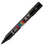 Marcatore a base d'acqua Uni Posca PC5MBR - punta brush 1.0 - 4.0mm - nero - Uni Mitsubishi