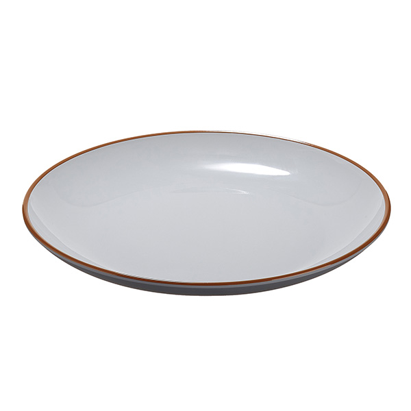 MD_105499 Piatto piano - rPET - grigio - Ø22 x 2,6cm - Leone - immagine 1
