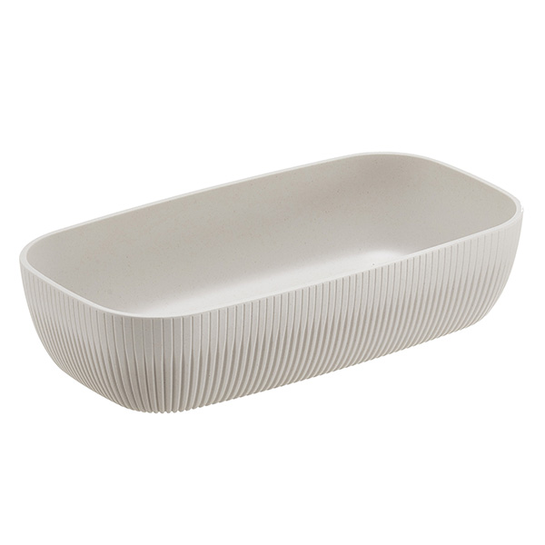 MD_105507 Vaschetta buffet Norway - avorio - 32,5 x 17,6 x 7,5cm - melamina - Leone - immagine 1