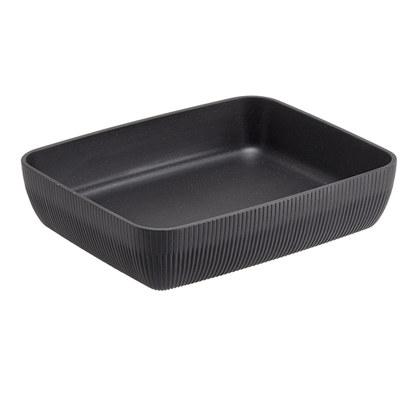 MD_105512 Vaschetta buffet Norway - antracite - 32,5 x 26,5 x 7,5cm - melamina - Leone - immagine 1
