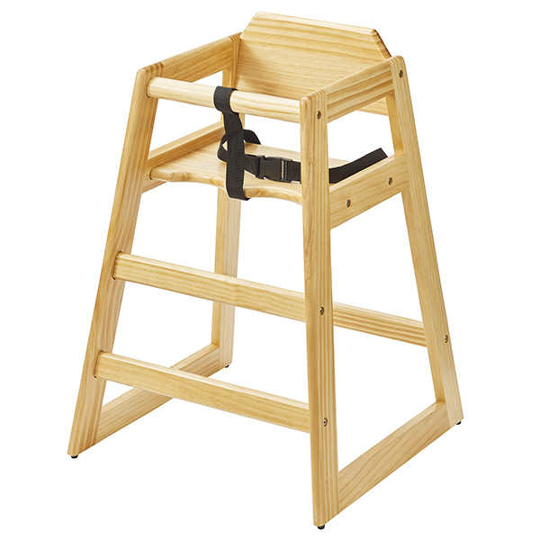 MD_105516 Seggiolone per bambini - 51 x 48 x 74cm - legno naturale - Leone - immagine 1