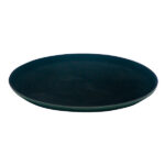 Vassoio antiscivolo - rotondo - nero - Ø40 cm - PP - Leone