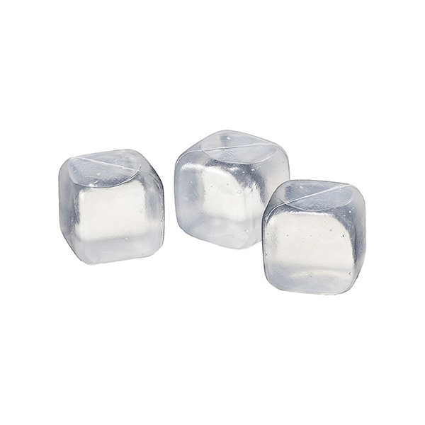MD_105520 Cubetti refrigeranti - trasparenti - riutilizzabili - 4,5 x 4,5cm - Leone - conf. 10pezzi - immagine 1