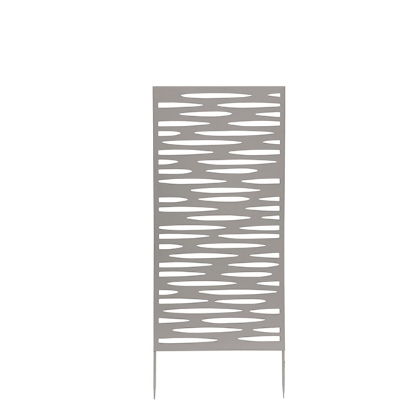 MD_105577 Pannello decorativo - metallo - 50 x 100 cm - grigio - Verdemax - immagine 1